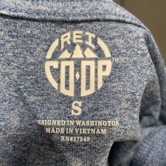 REI Coop Blue Short Sleeve Tech T-Shirt Size Small - Picture 6 of 9